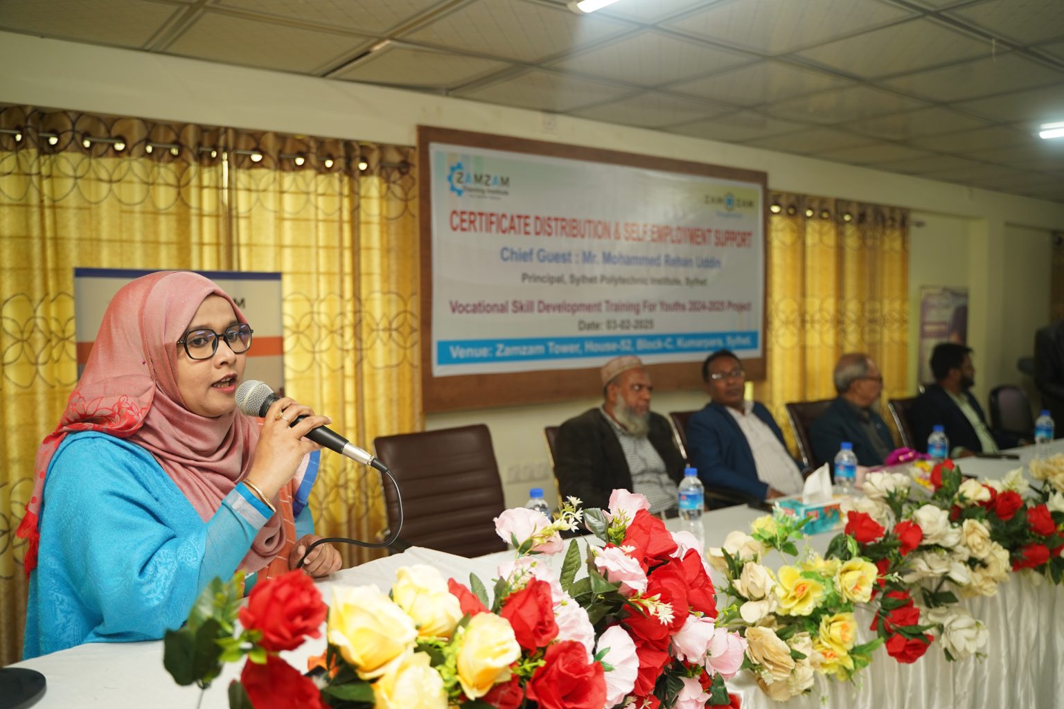 সার্টিফিকেট ডিসট্রিবিউশন-2-জমজম ট্রেনিং ইনস্টিটিউট